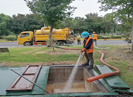 中原镇化油池清理