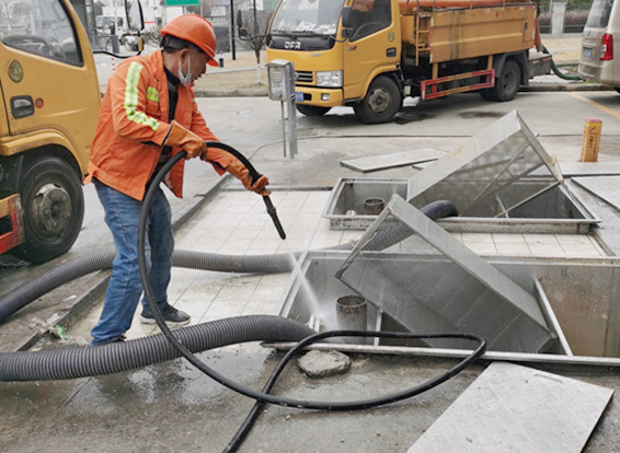 中原镇隔油池清理